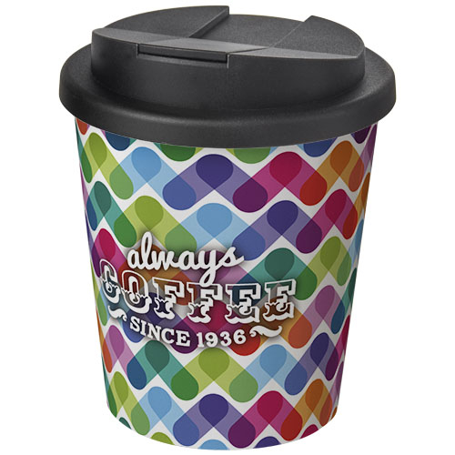 Mug promotionnel isolant 250ml Americano® Blanc / Noir